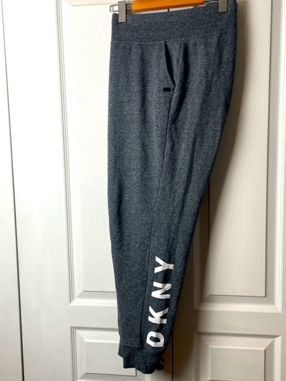 DKNY Gray Logo Jogger Sweatpants for Kids